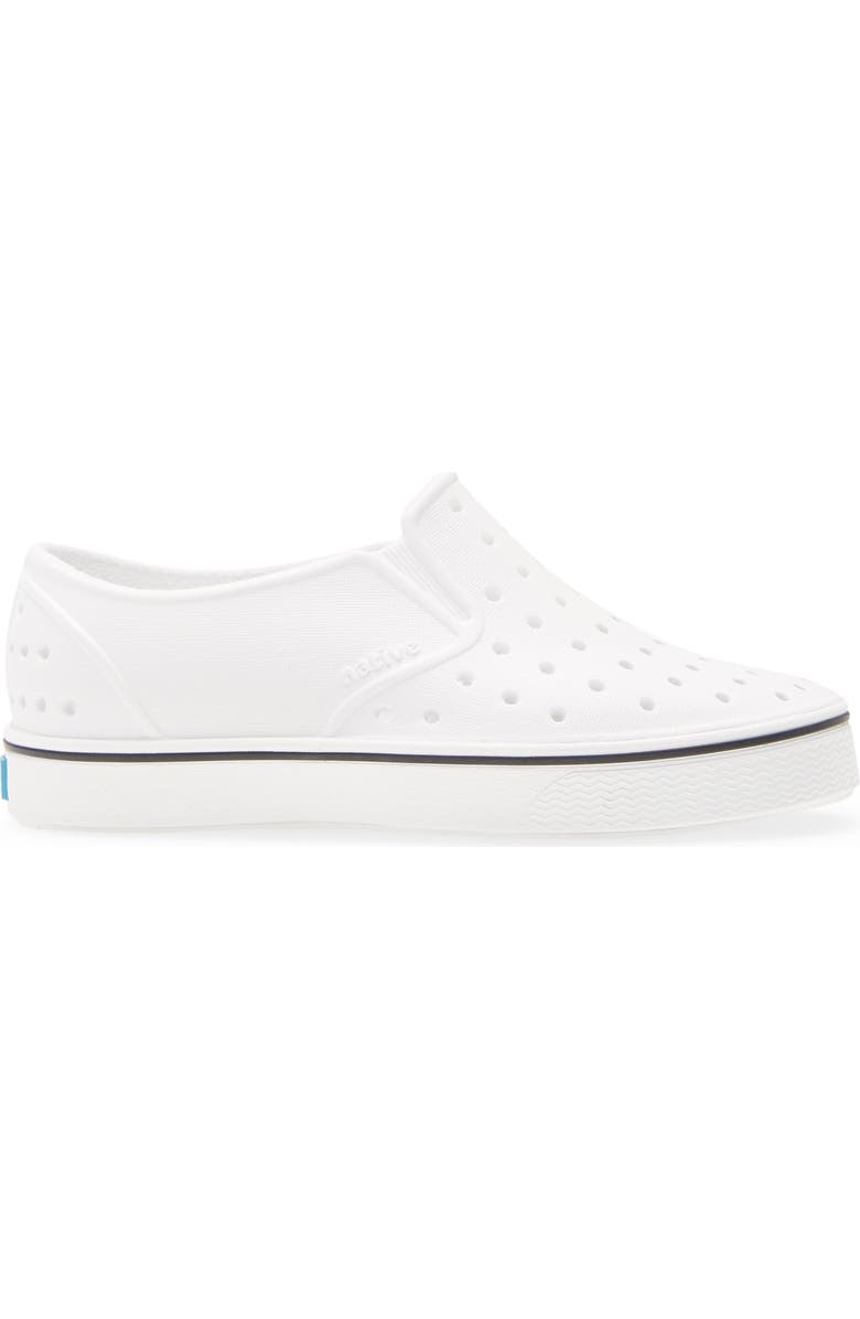 Native Shoes Kids' Miles Slip-On Sneaker, Alternate, color, Shell White/ Shell White