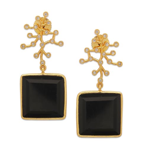 Dhwani Bhansal BLANCO EARRINGS in Gold Plated  product