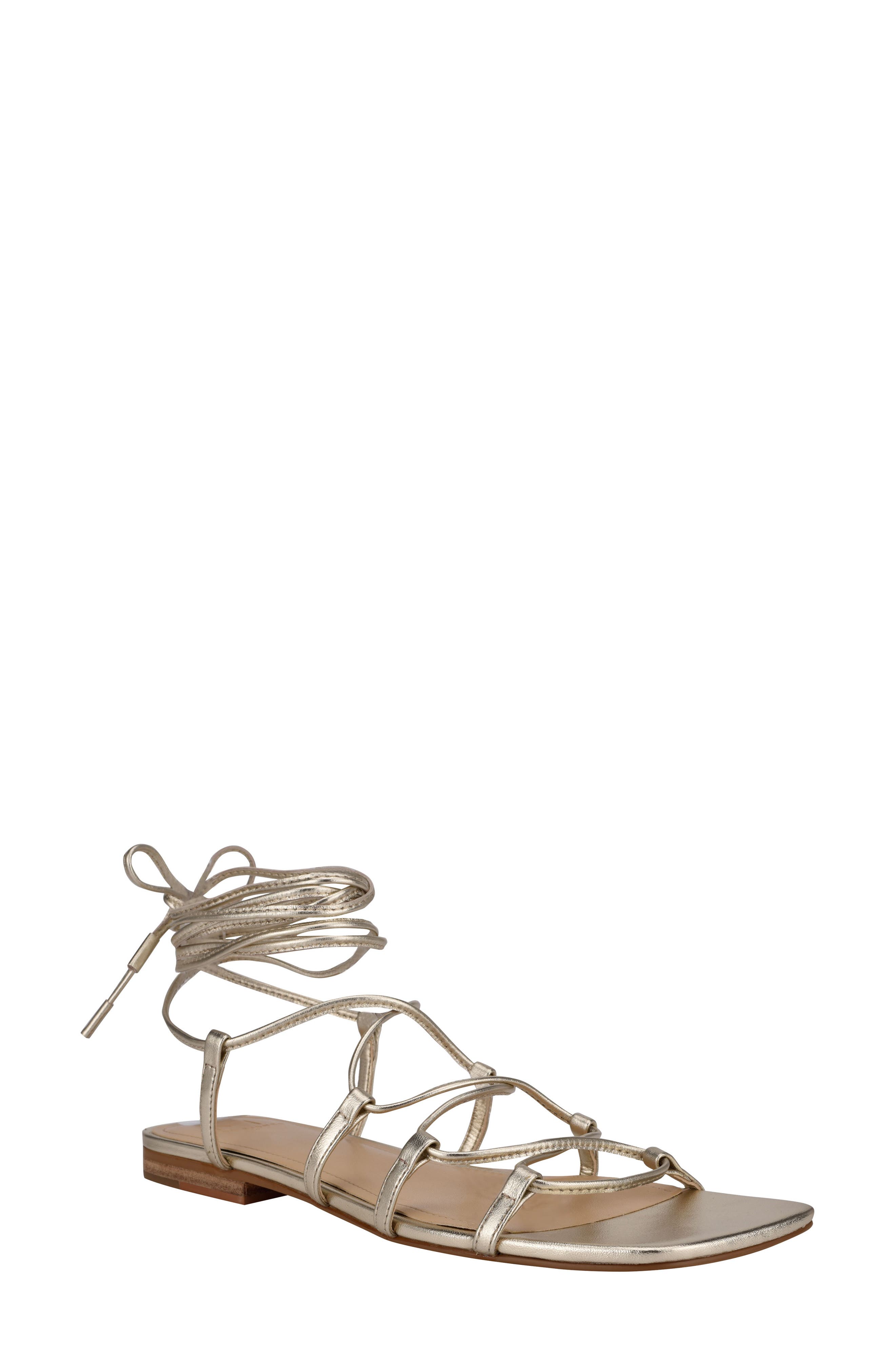 Mahalia Strappy Sandal, Main, color, PLATINO