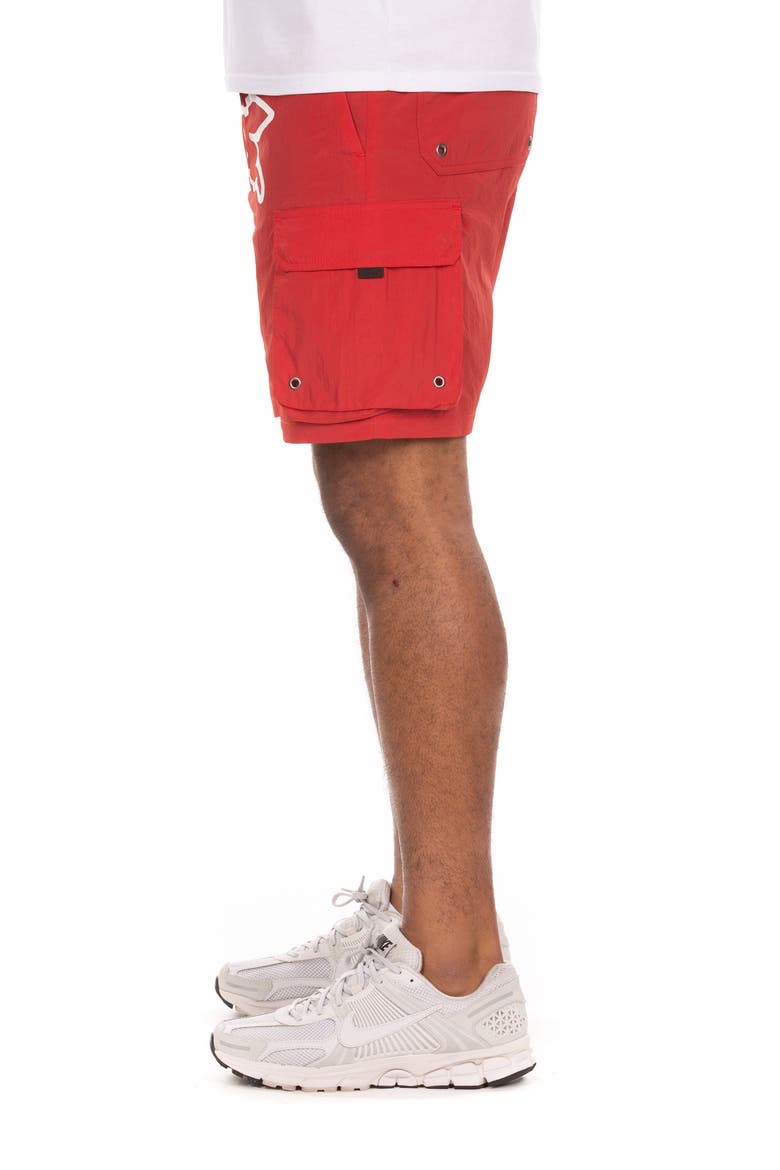 Breeze Cargo Shorts, Alternate, color, POMPEIAN RED