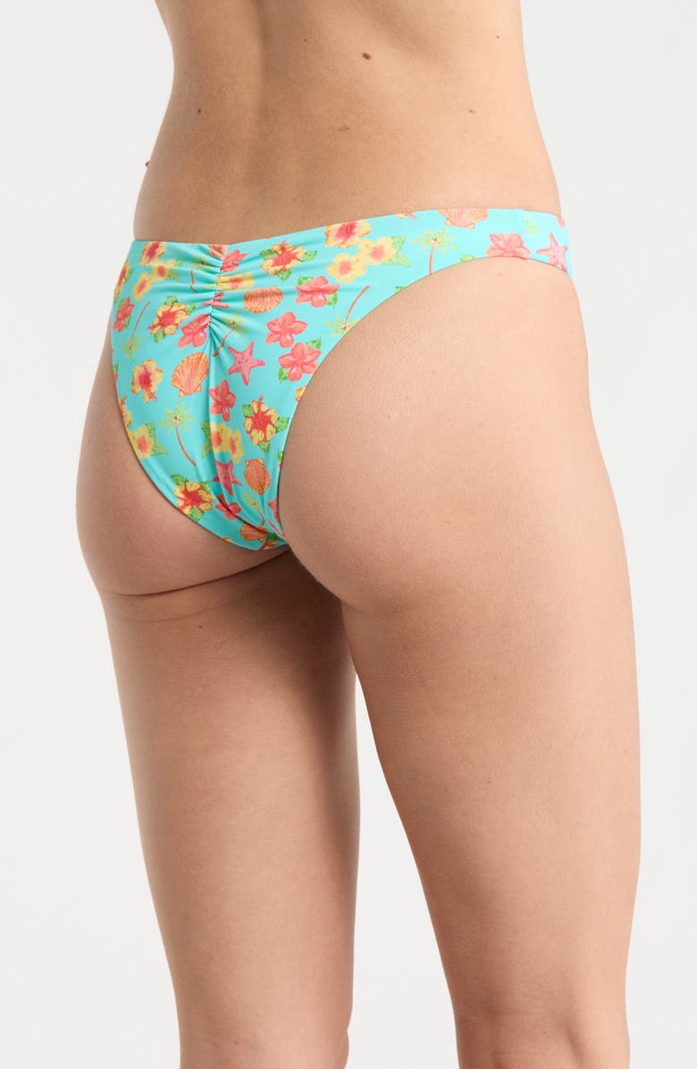 Dippin Daisys Rosette Bikini Bottoms, Alternate, color, Ocean Hibiscus