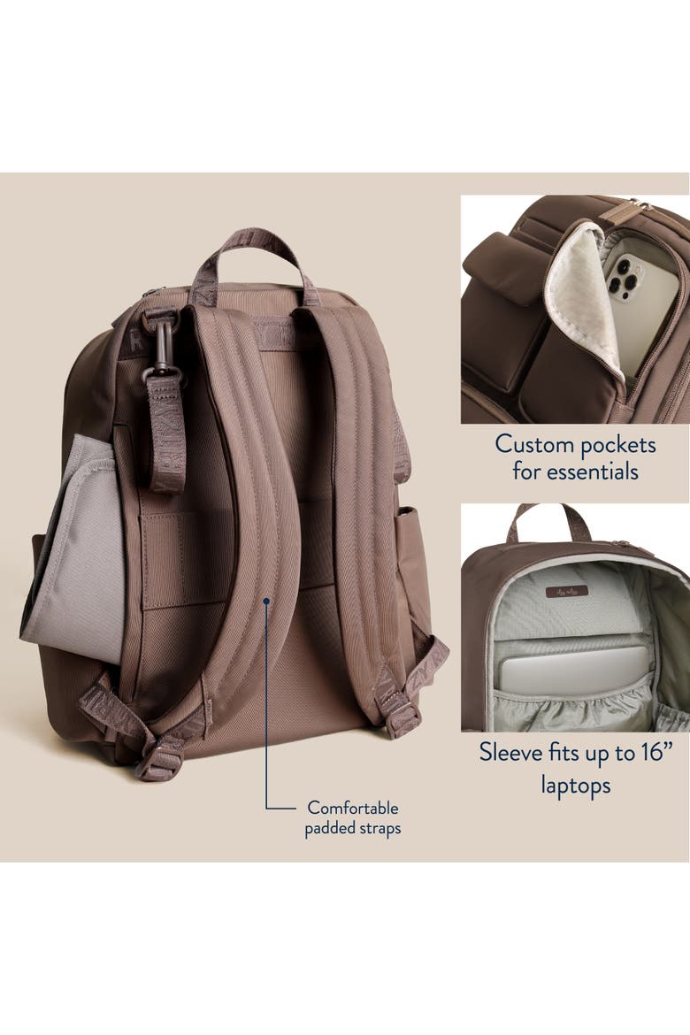 Belong Utility Backpack, Alternate, color, Mocha