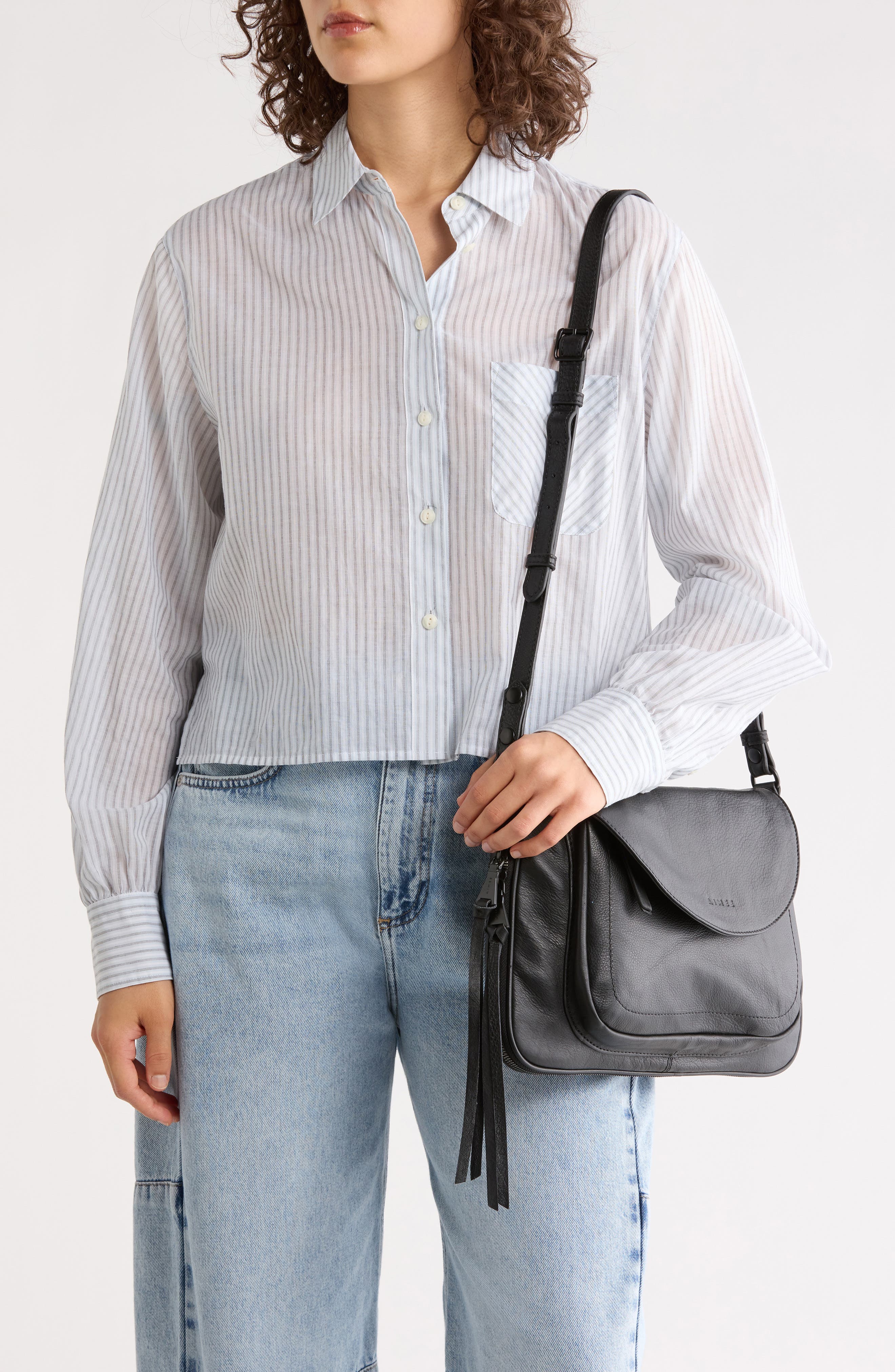 AIMEE Ripley Convertible Crossbody Bag, Alternate, color, Black W Black