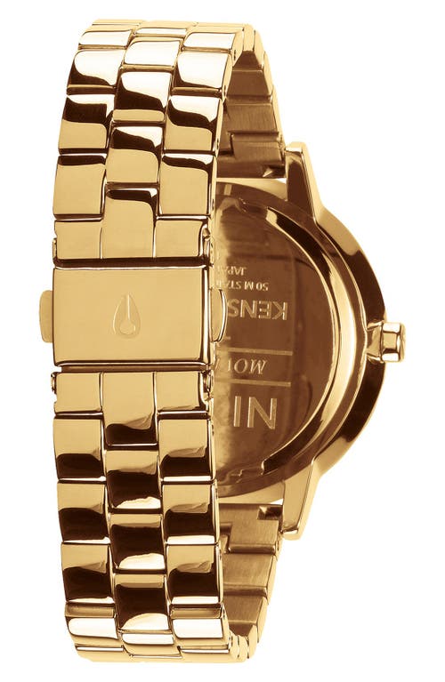 Nixon The Kensington Bracelet Watch, 37mm In Gold