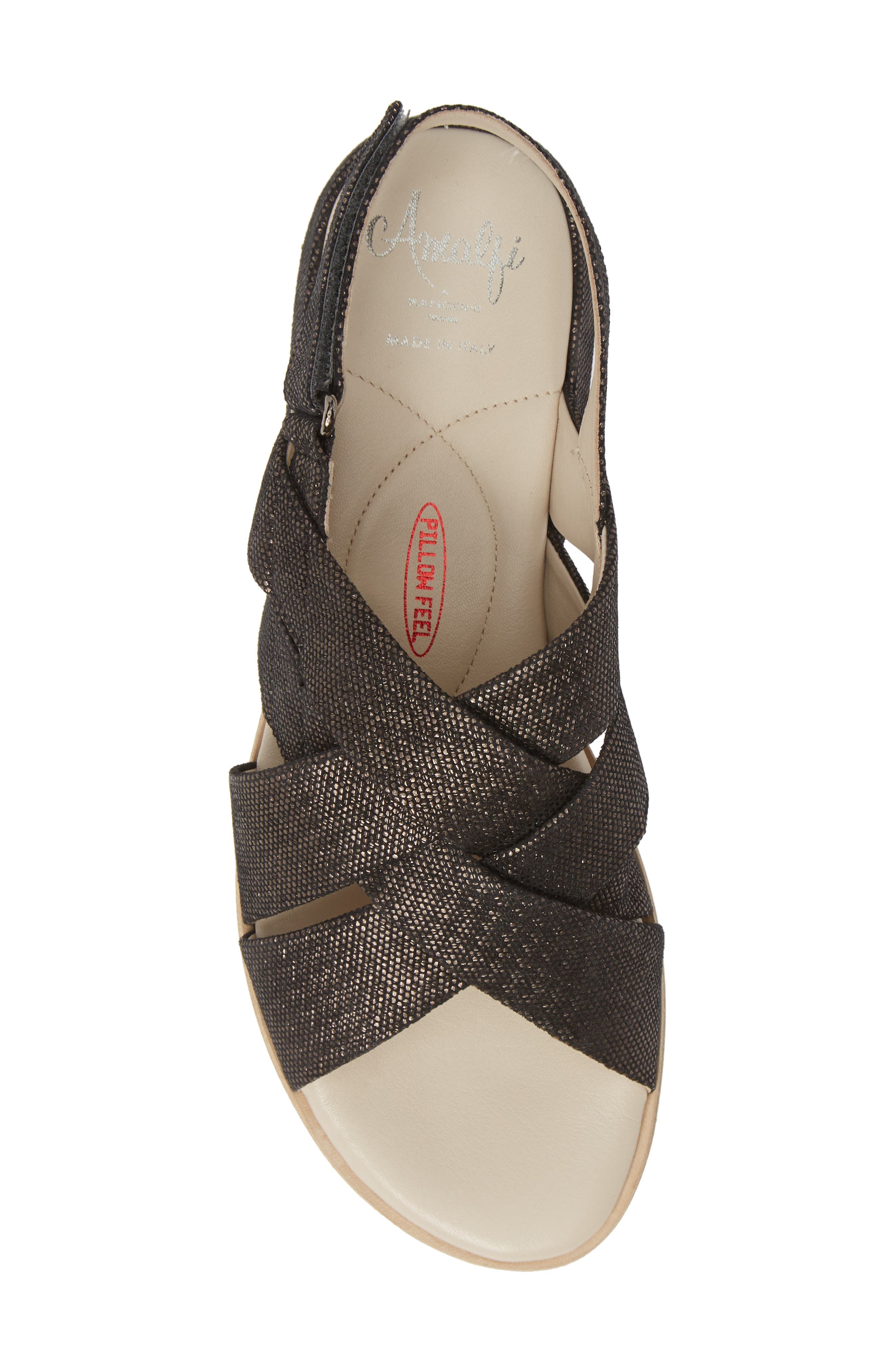 Amalfi by Rangoni Biondina Textured Sandal, Alternate, color, 