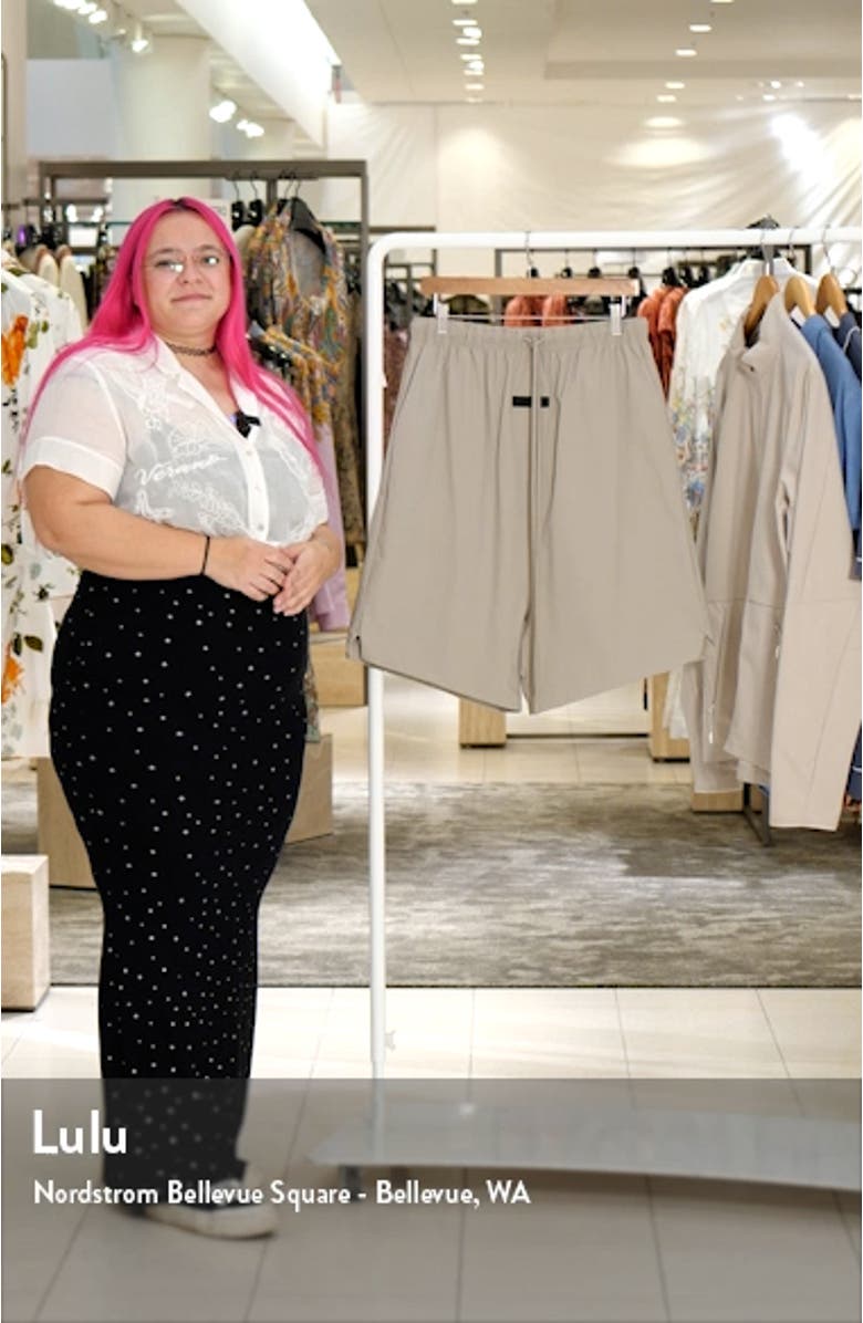 Relaxed Stretch Nylon Shorts, sales video thumbnail