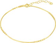 Spero London Six Beads Sterling Silver Bracelet