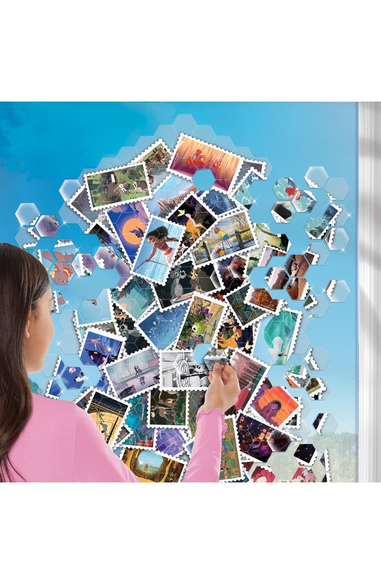 Disney 100 Piece Window Art Mosaic Clings, Alternate, color, Multicolored