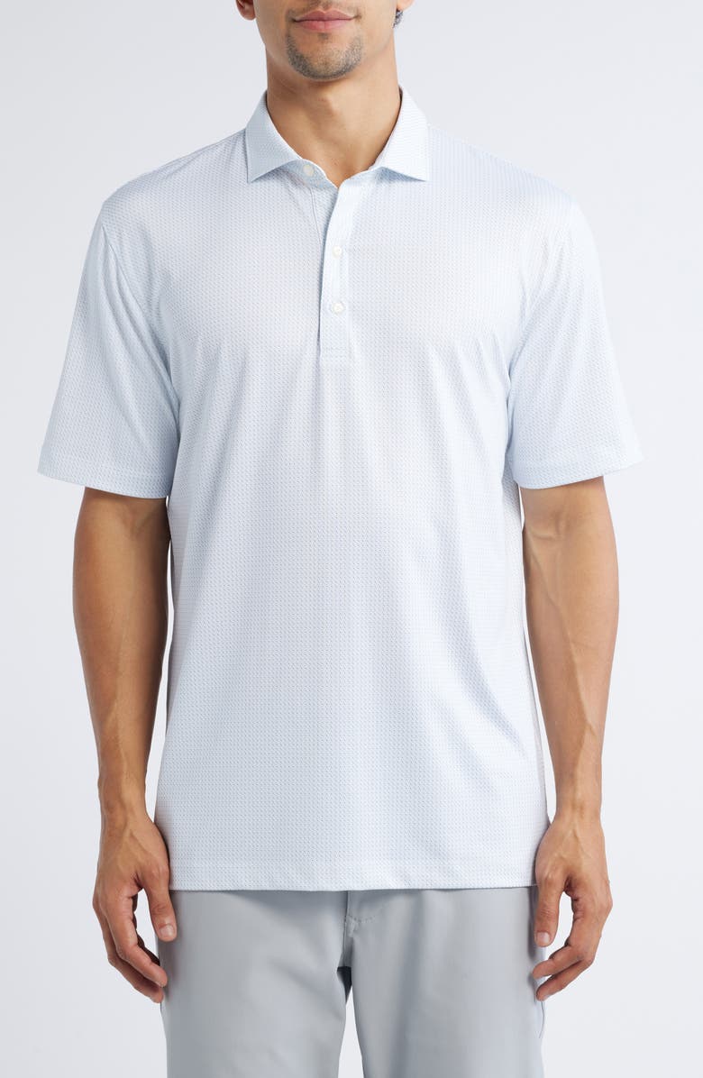 johnnie-O Tee Time Dot Print PREP-FORMANCE Golf Polo, Main, color, 