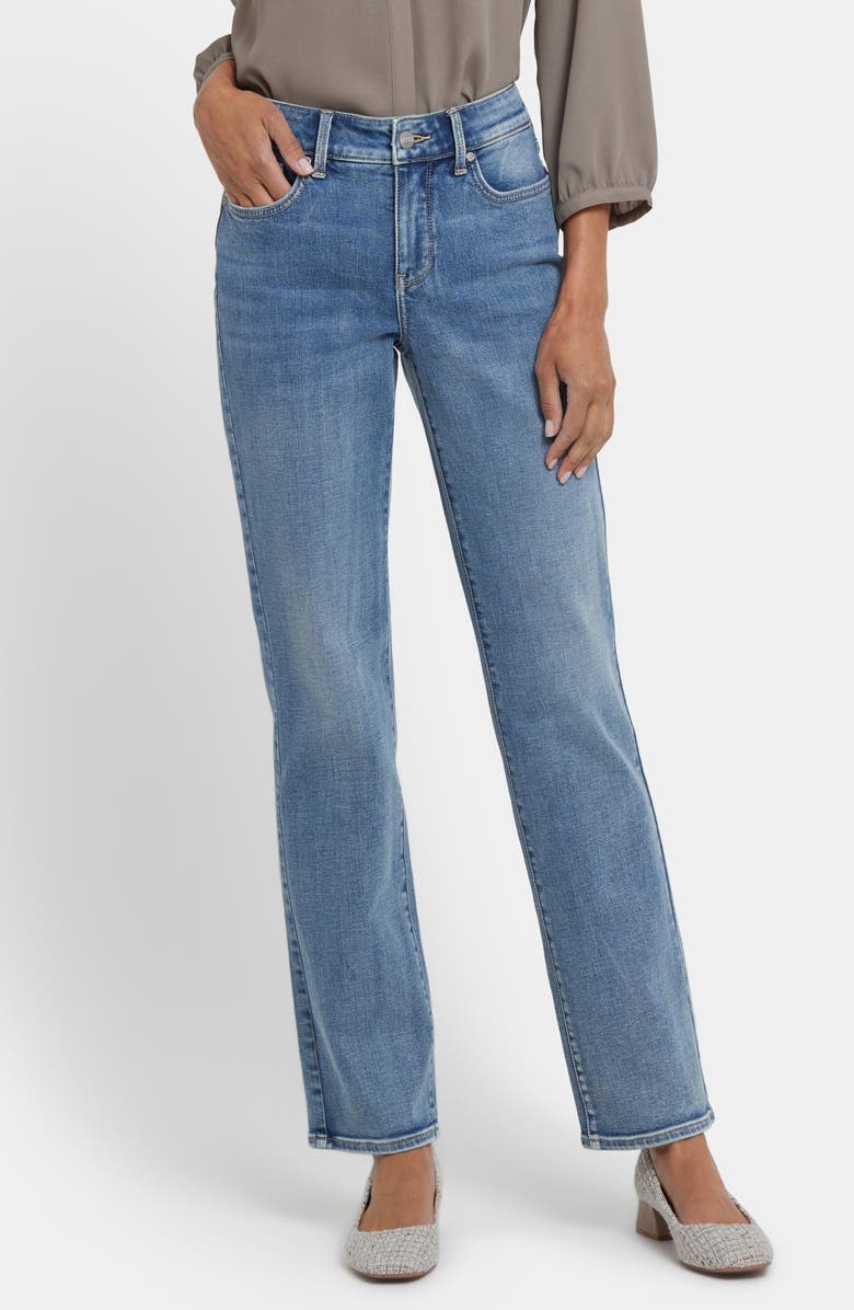 NYDJ Marilyn Straight Leg Jeans, Main, color, Atmosphere