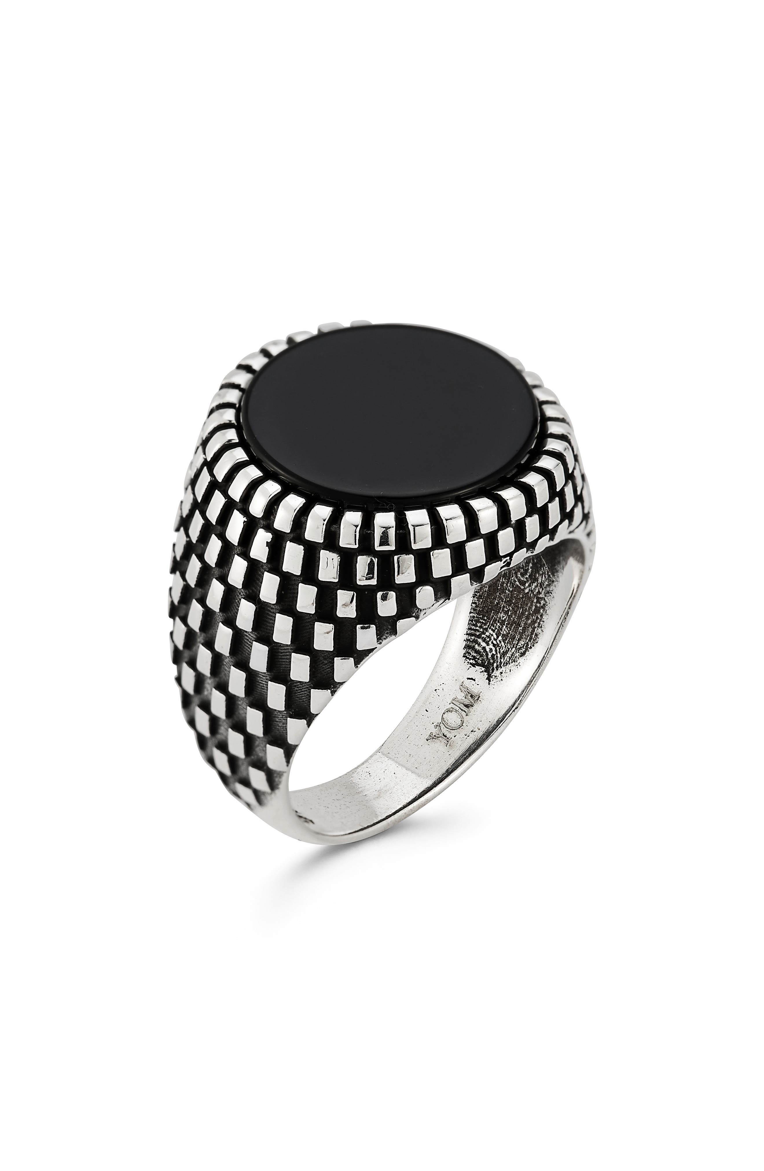 Yield of Men Men's Onyx Signet Ring