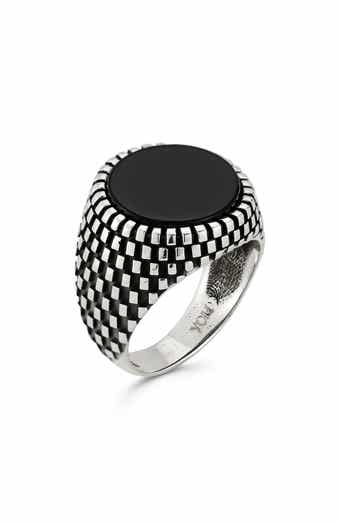 Yield of Men Men's Onyx Signet Ring