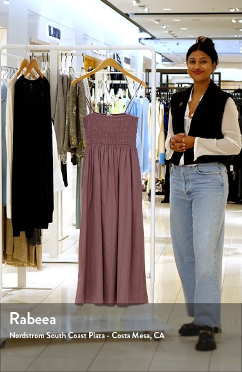 Theo Sleeveless Cotton Midi Dress, sales video thumbnail