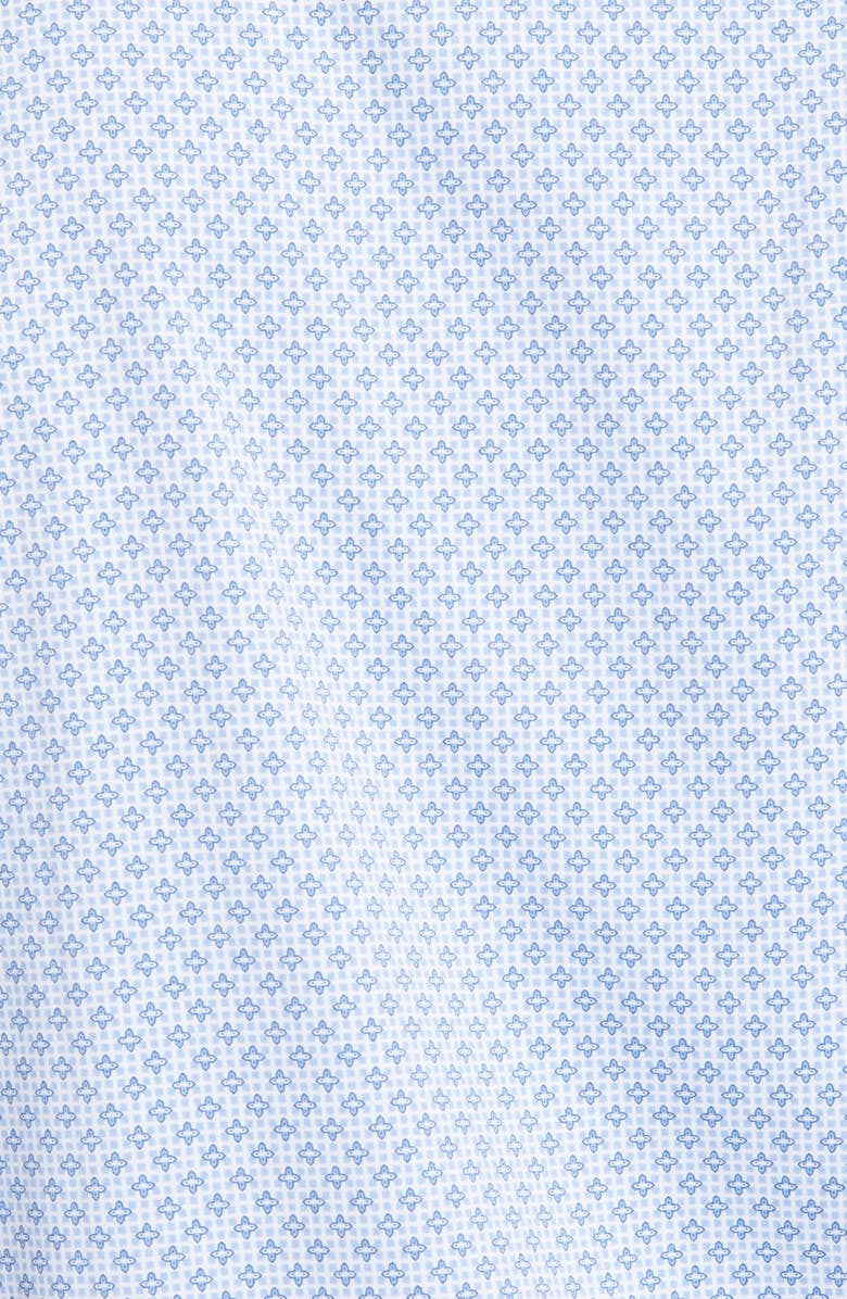 Johnston & Murphy XC4 Print Stretch Short Sleeve Button-Down Shirt, Alternate, color,