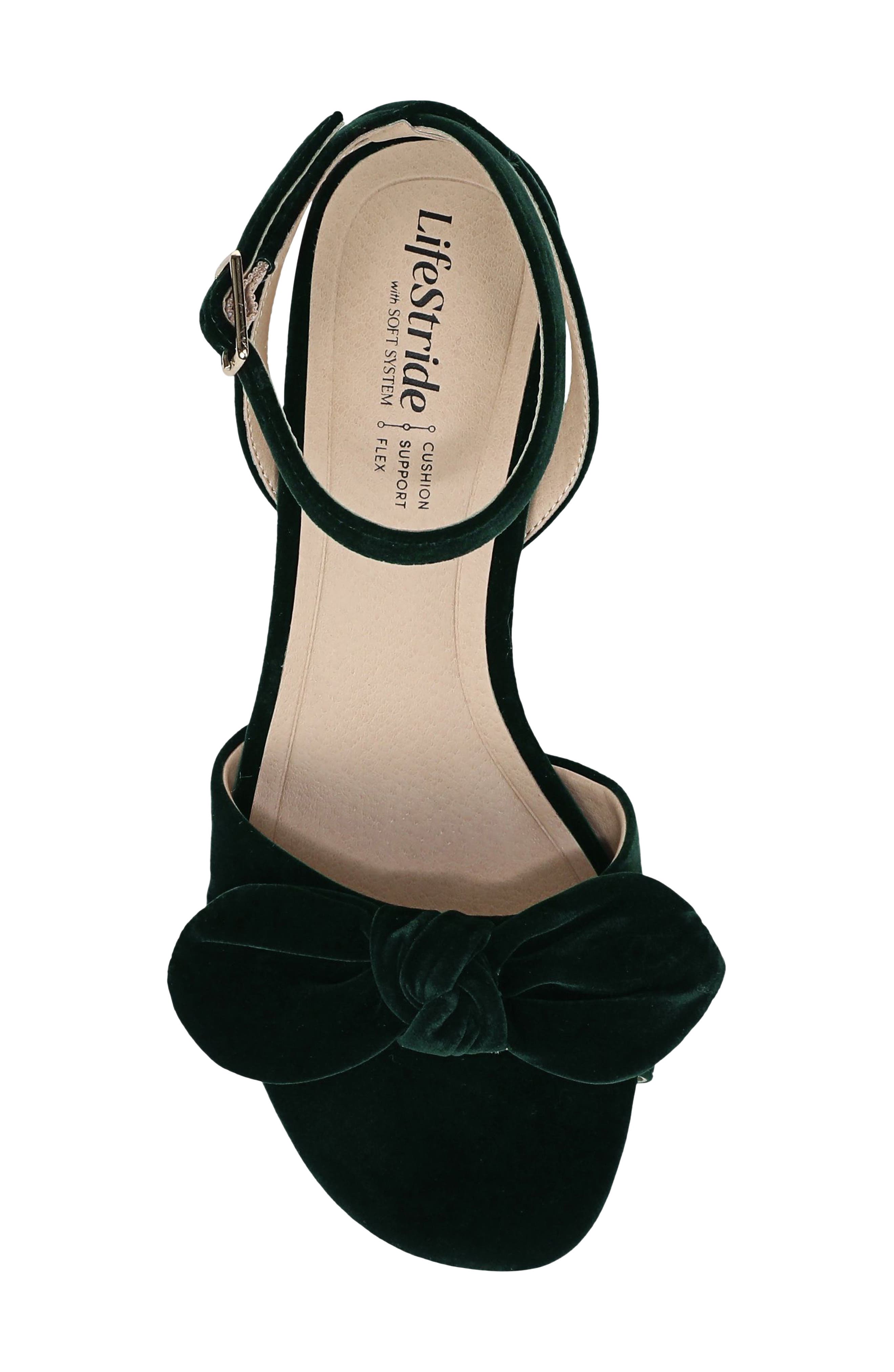 Nola Sandal, Alternate, color, DARK GREEN