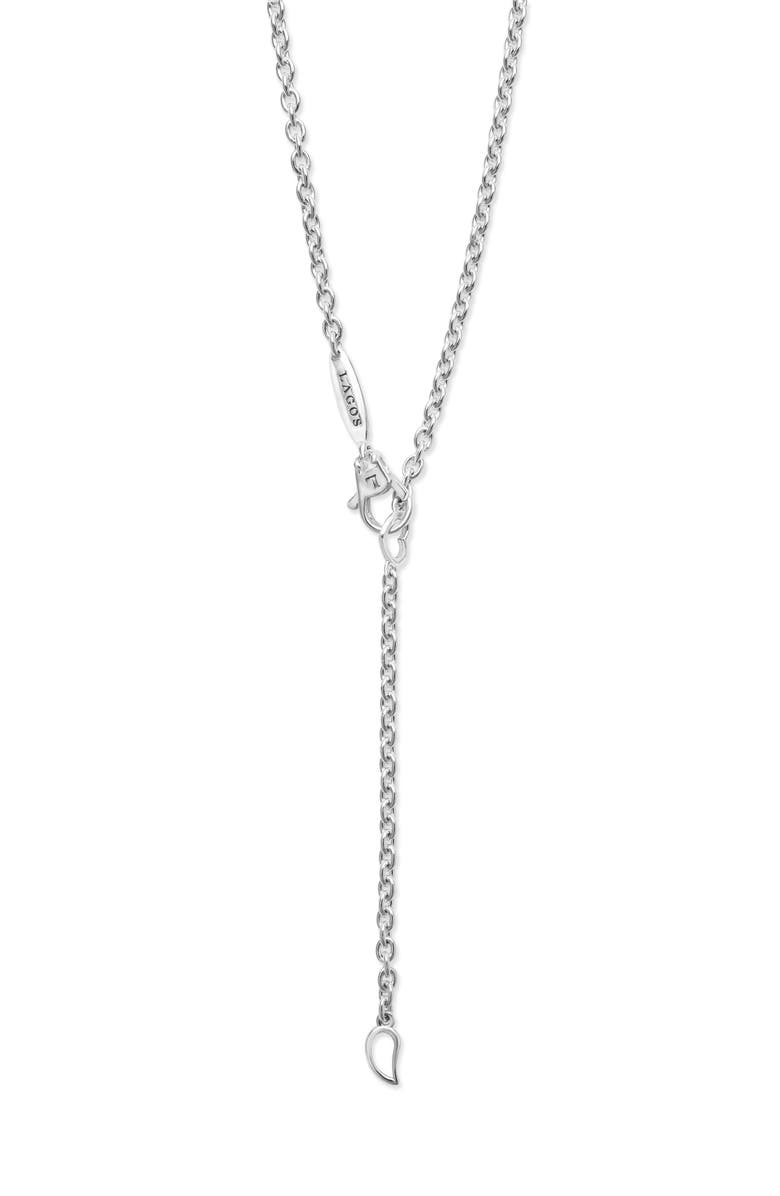 LAGOS Rittenhouse White Topaz Pendant Necklace, Alternate, color, Gold