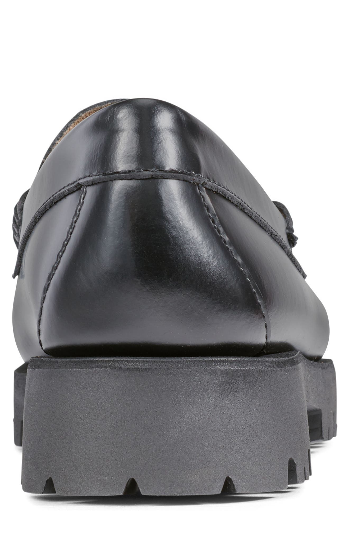 G.H.BASS G.H. Bass and Co. Lianna Leather Platform Lug Loafer, Alternate, color, 