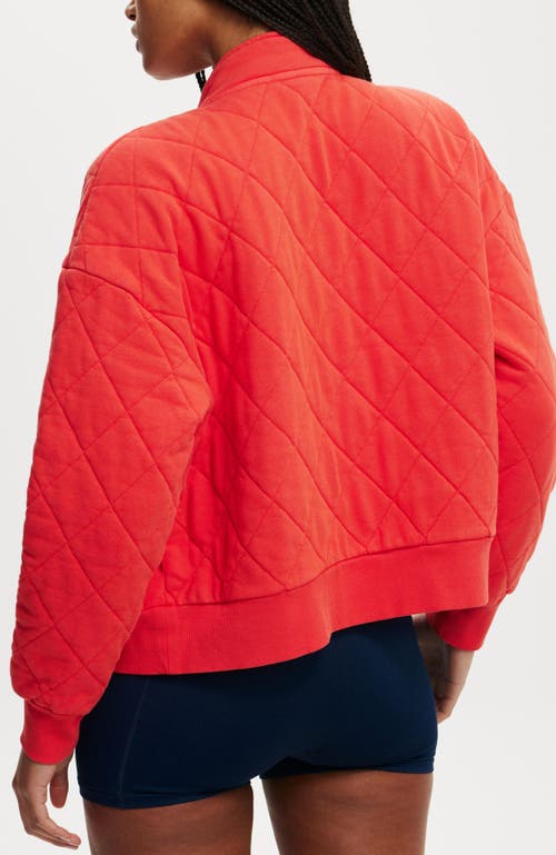 COTTON ON BODY COTTON ON BODY ACTIVE QUILTED ZIP THROUGH 