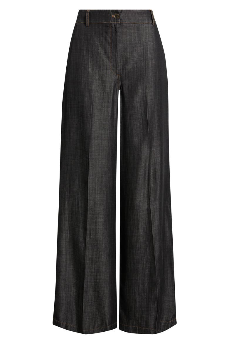The Madison Wide Leg Jeans, Alternate, color, DARK DENIM
