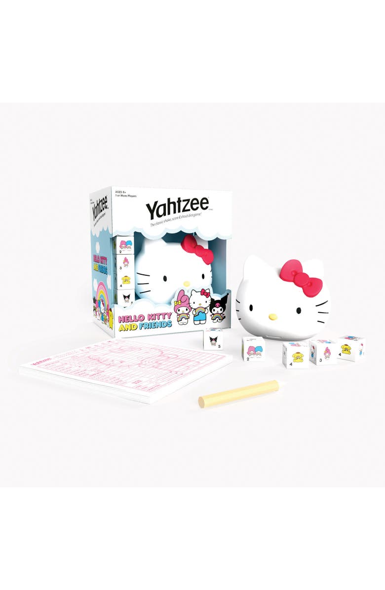 YAHTZEE Hello Kitty & Friends Dice Game, Alternate, color, Multicolored
