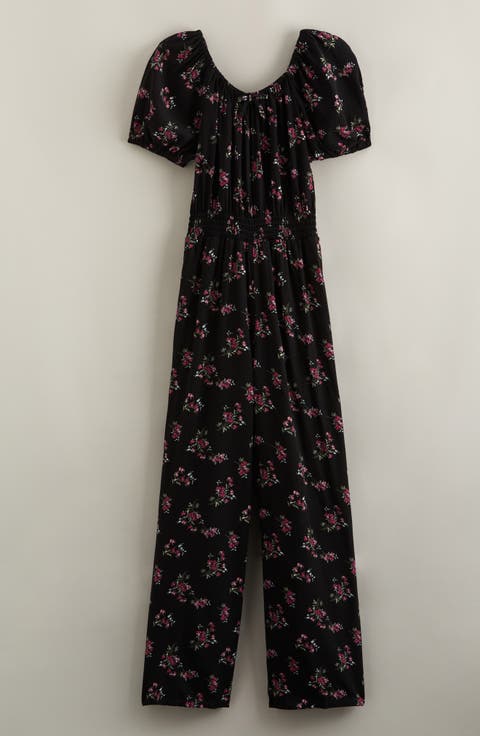 Kids' Floral Jumpsuit (Big Kid)