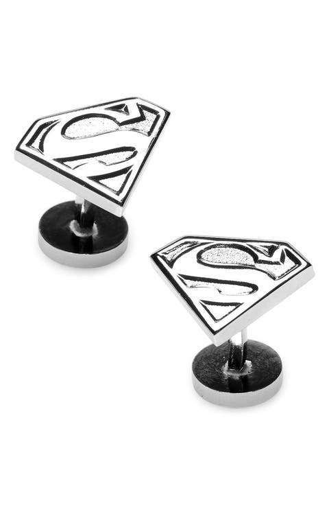 Superman Shield Cuff Links