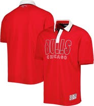 TOMMY JEANS Men's Tommy Jeans Red Chicago Bulls Stanley Pique Polo