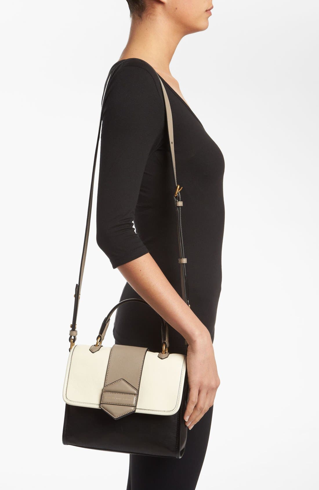 MARC BY MARC JACOBS 'Flipping Out - Small' Satchel, Alternate, color, 