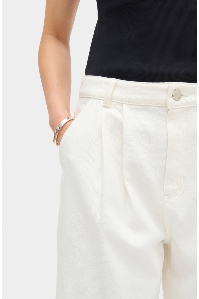 Lainey Pleated Jeans, Alternate, color, ECRU