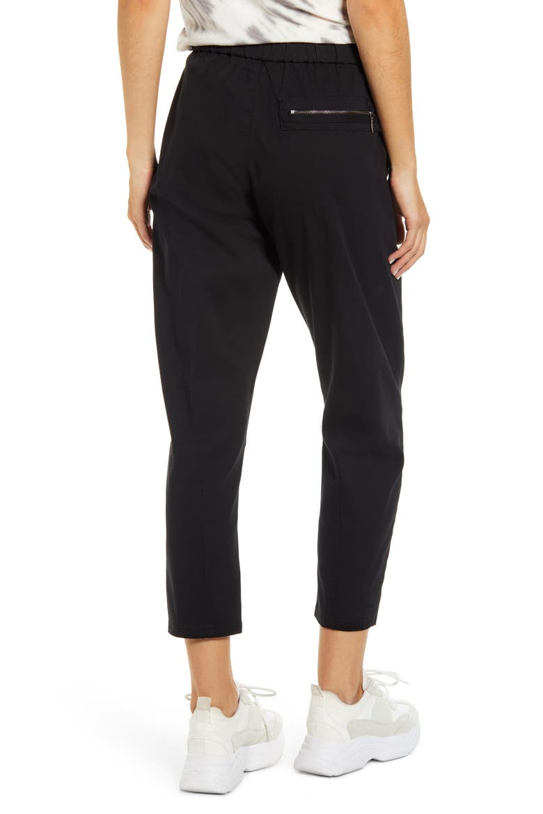 Crop Skater Pants, Alternate, color, BLACK