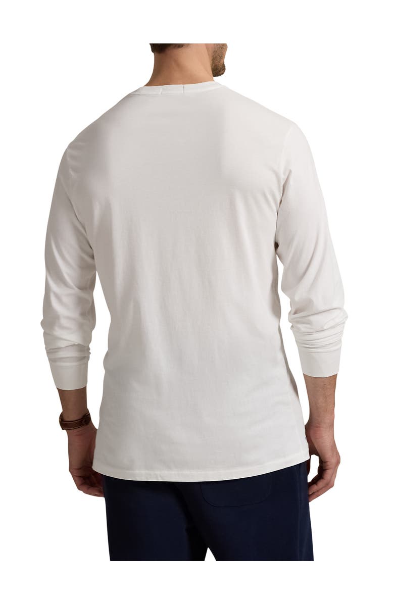 Polo Ralph Lauren Big & Tall Logo Jersey Long-Sleeve T-Shirt, Alternate, color, White