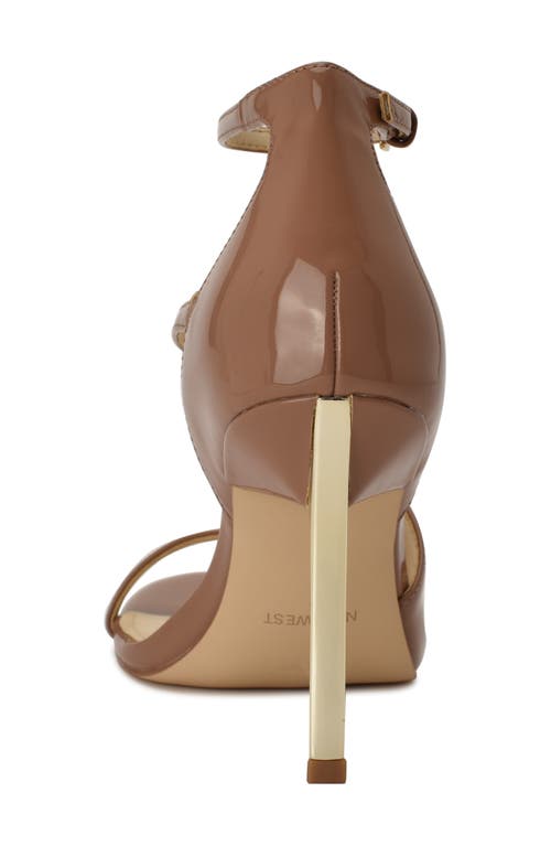 Nine West Shimmy Ankle Strap Sandal In Neutral