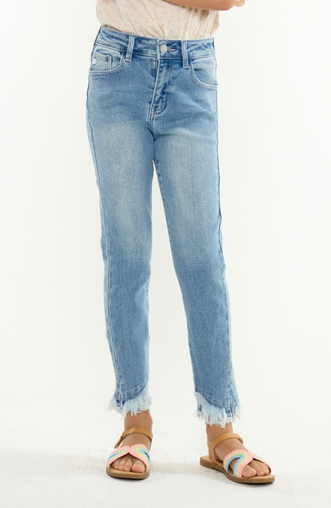 Summer High Rise Ankle Skinny Jeans