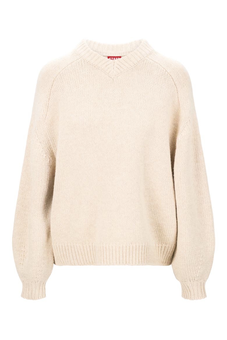 Wilson Oversize Wool Blend Sweater, Alternate, color, OATMEAL