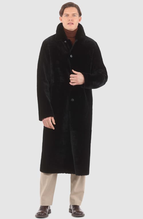 Gorski Reversible Select Shearling Lamb Coat In Black