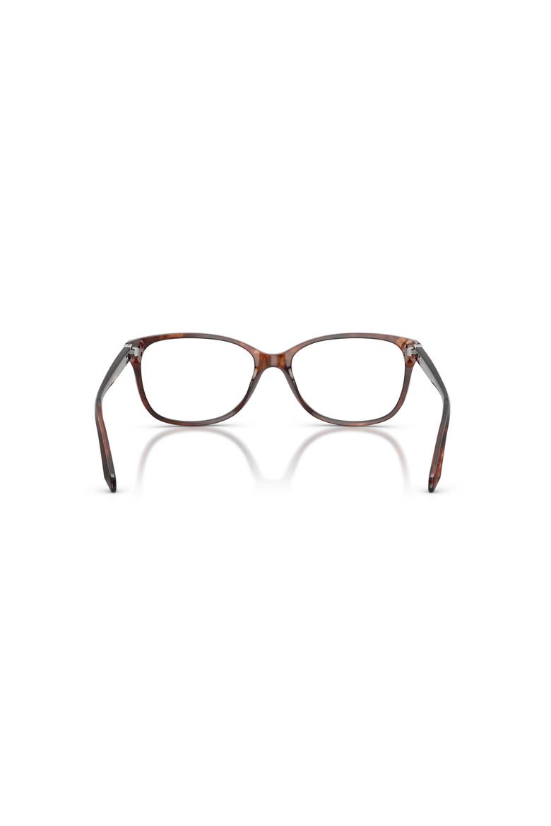 54mm Square optical glasses, Alternate, color, Brown