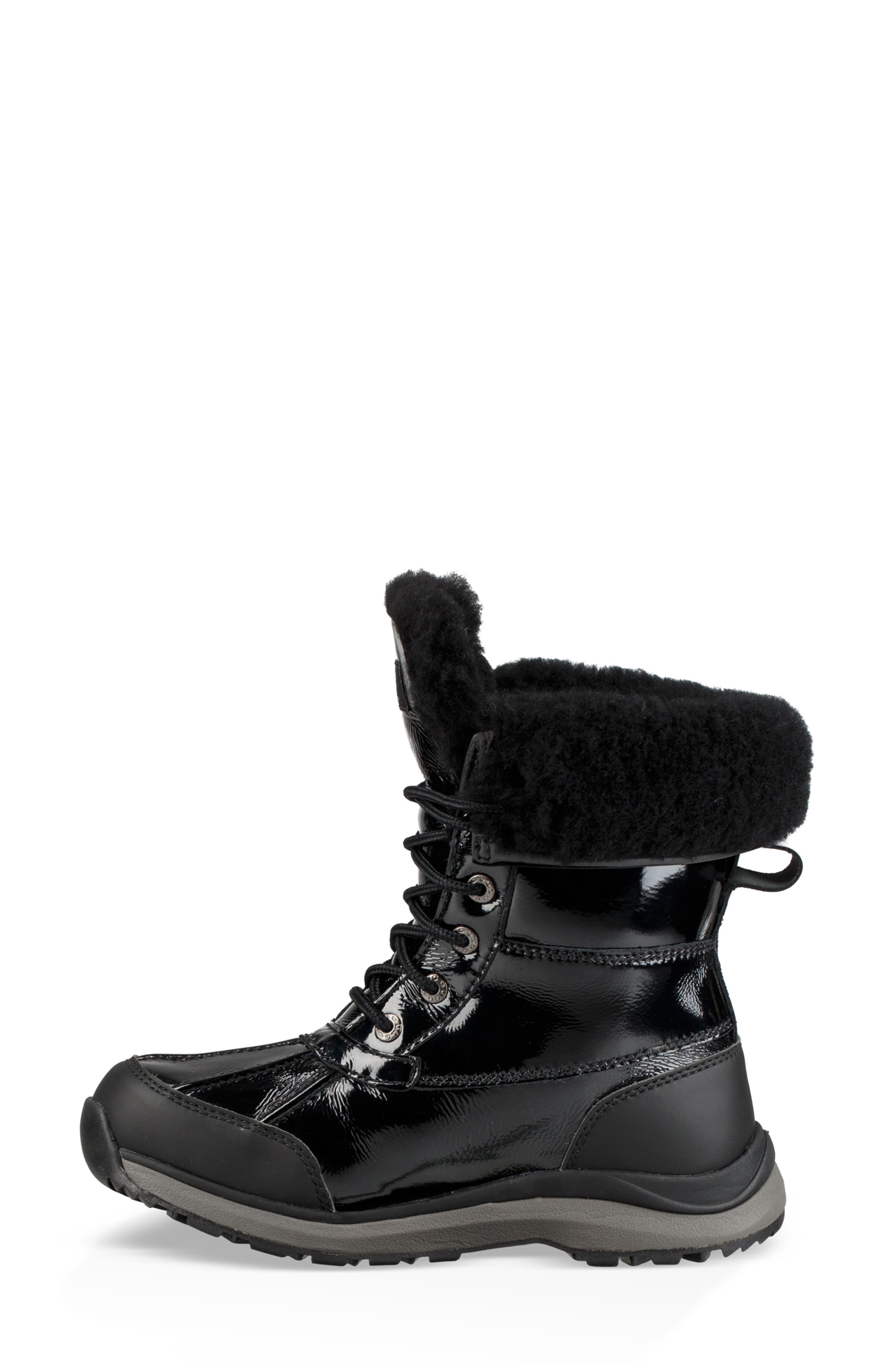 UGG<sup>®</sup> Adirondack III Waterproof Insulated Patent Winter Boot, Alternate, color, 