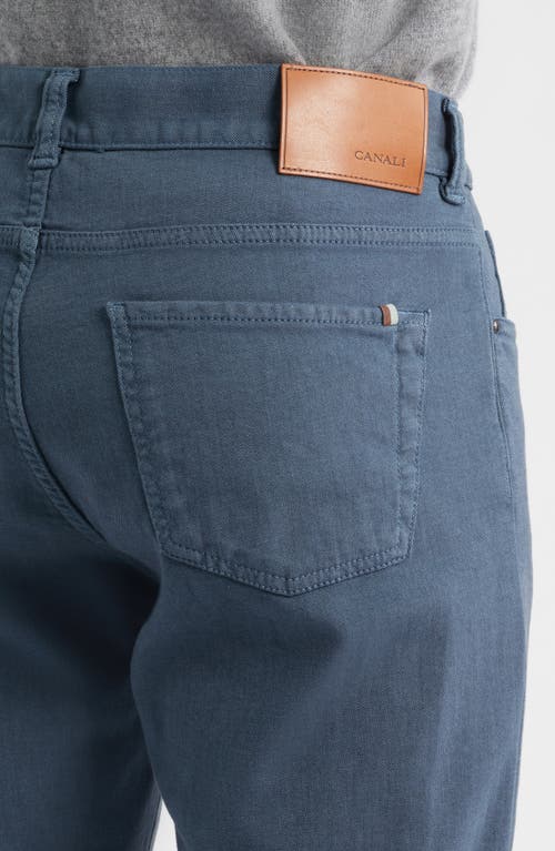 Canali Regular Fit Comfort Denim Jeans In Blue