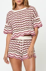 LSPACE Sun Chaser Stripe Top