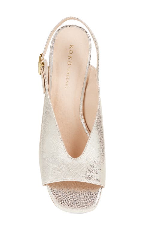 Koko + Palenki Polina Slingback Sandal In Neutral