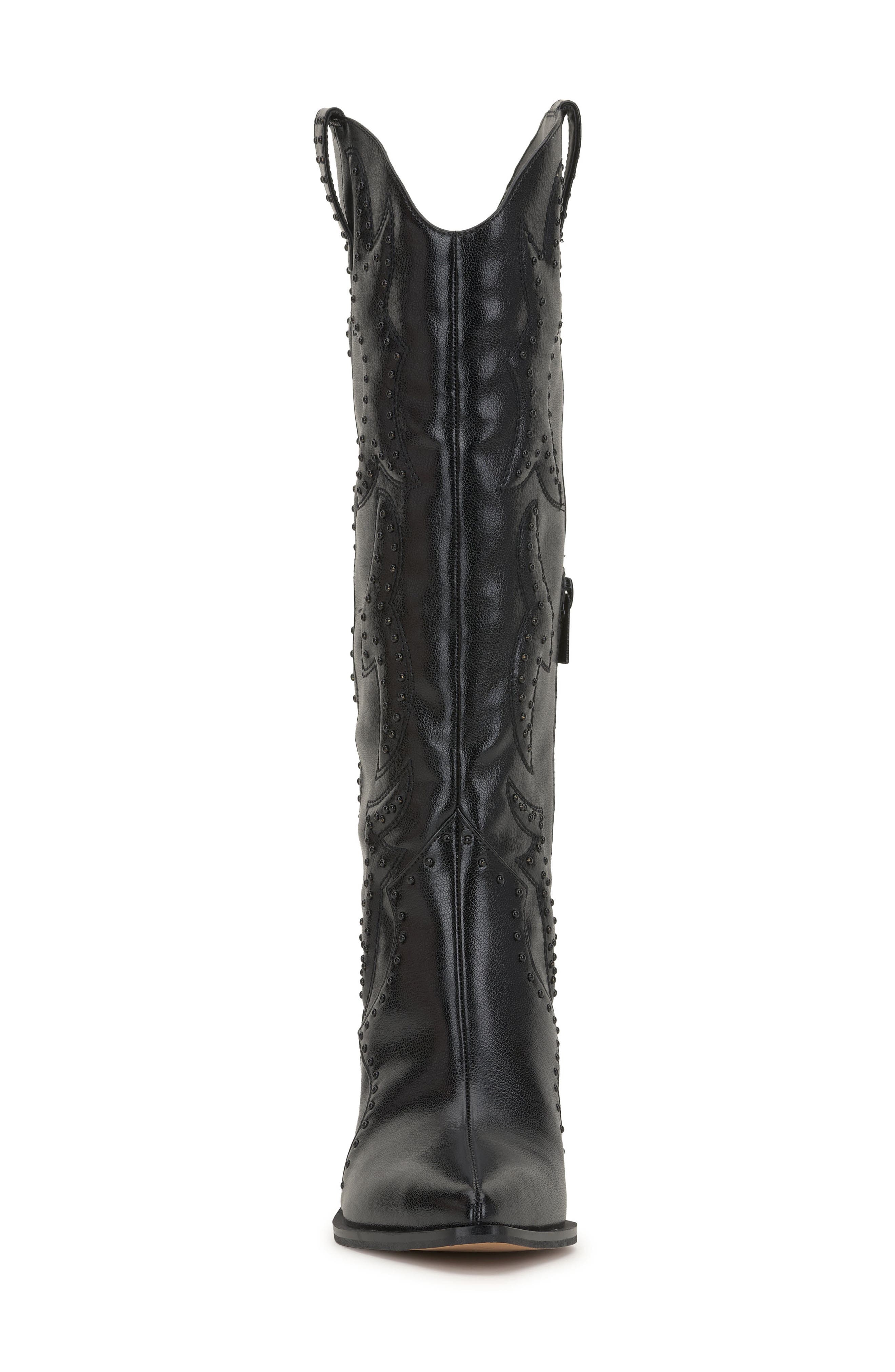 Zaikes Western Boot, Alternate, color, BLACK