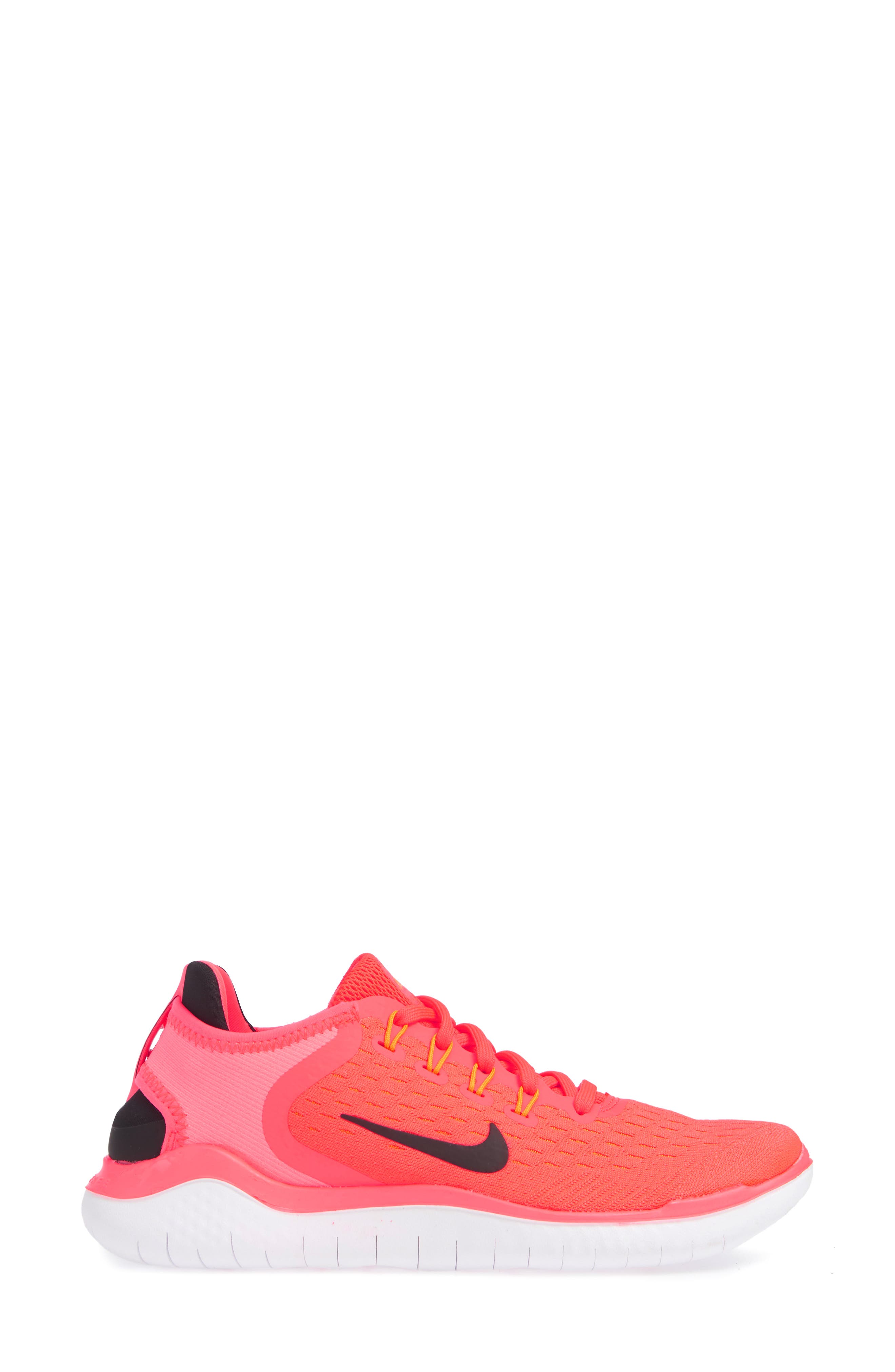 Free RN 2018 Running Shoe, Alternate, color, CRIMSON/ BLACK-ORANGE -WHITE