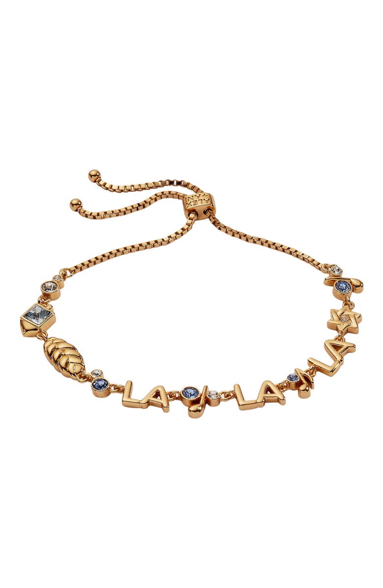 Alex and Ani Challah-la-la-la Bolo Bracelet, Main, color, Gold