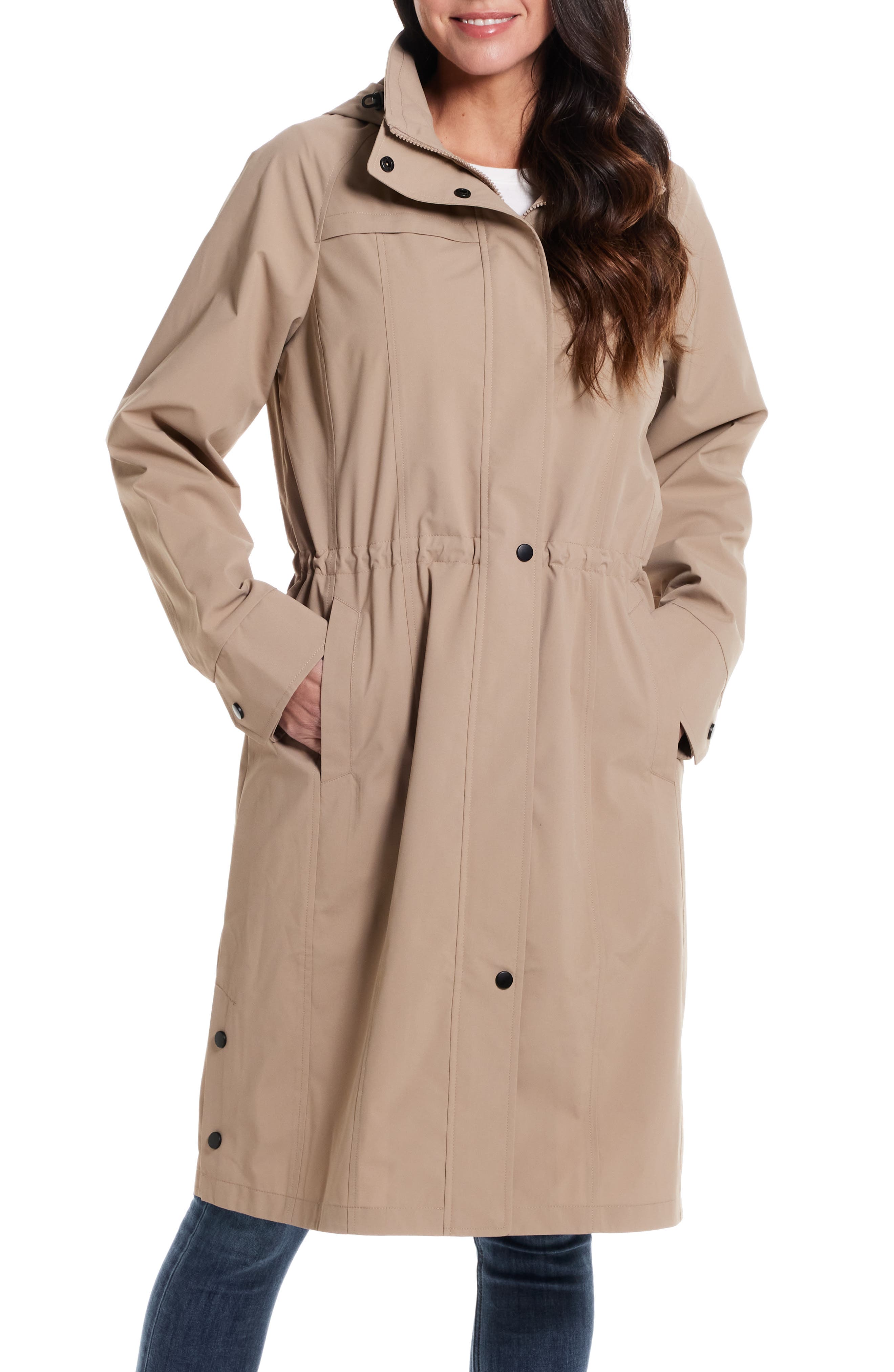Water Resistant Hooded Raincoat