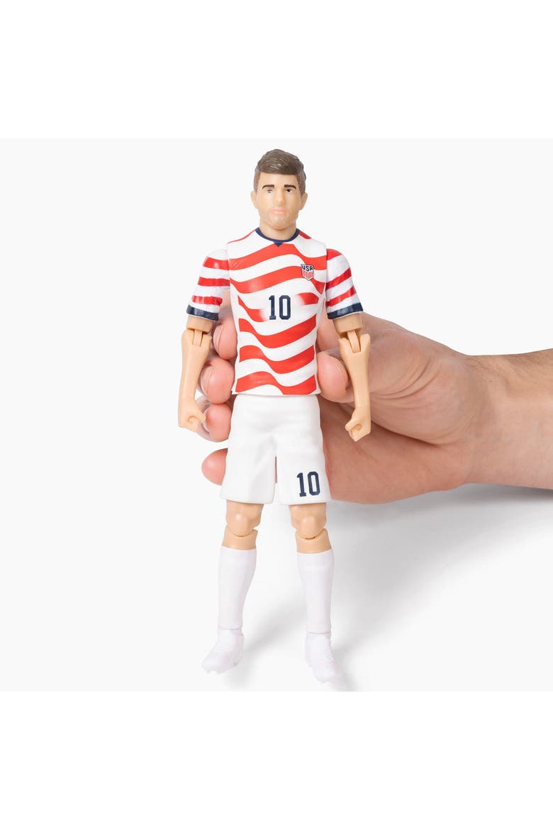 Sockers 2026 USMNT Christian Pulisic Home Jersey 8" Soccer Action Figure, Alternate, color, Red