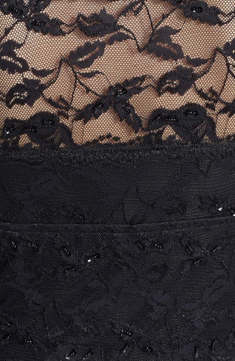 Marina Embellished Lace Bodice Gown with Bolero, Alternate, color, 