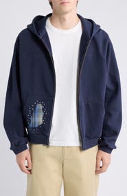 Elwood Patchwork Full Zip Hoodie