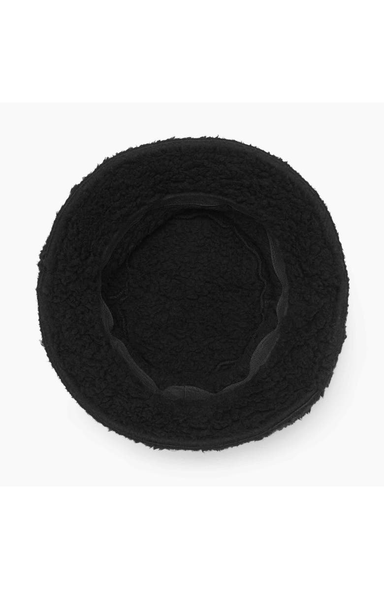 Turtle Fur Stomp Fleece Bucket Hat, Alternate, color, Black