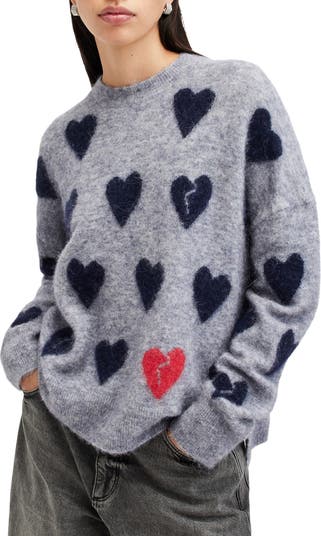 Amora Jacquard Alpaca & Wool Blend Sweater