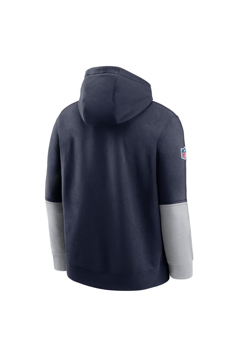 Men's Nike Navy Dallas Cowboys 2024 Sideline Club Pullover Hoodie, Alternate, color, Navy